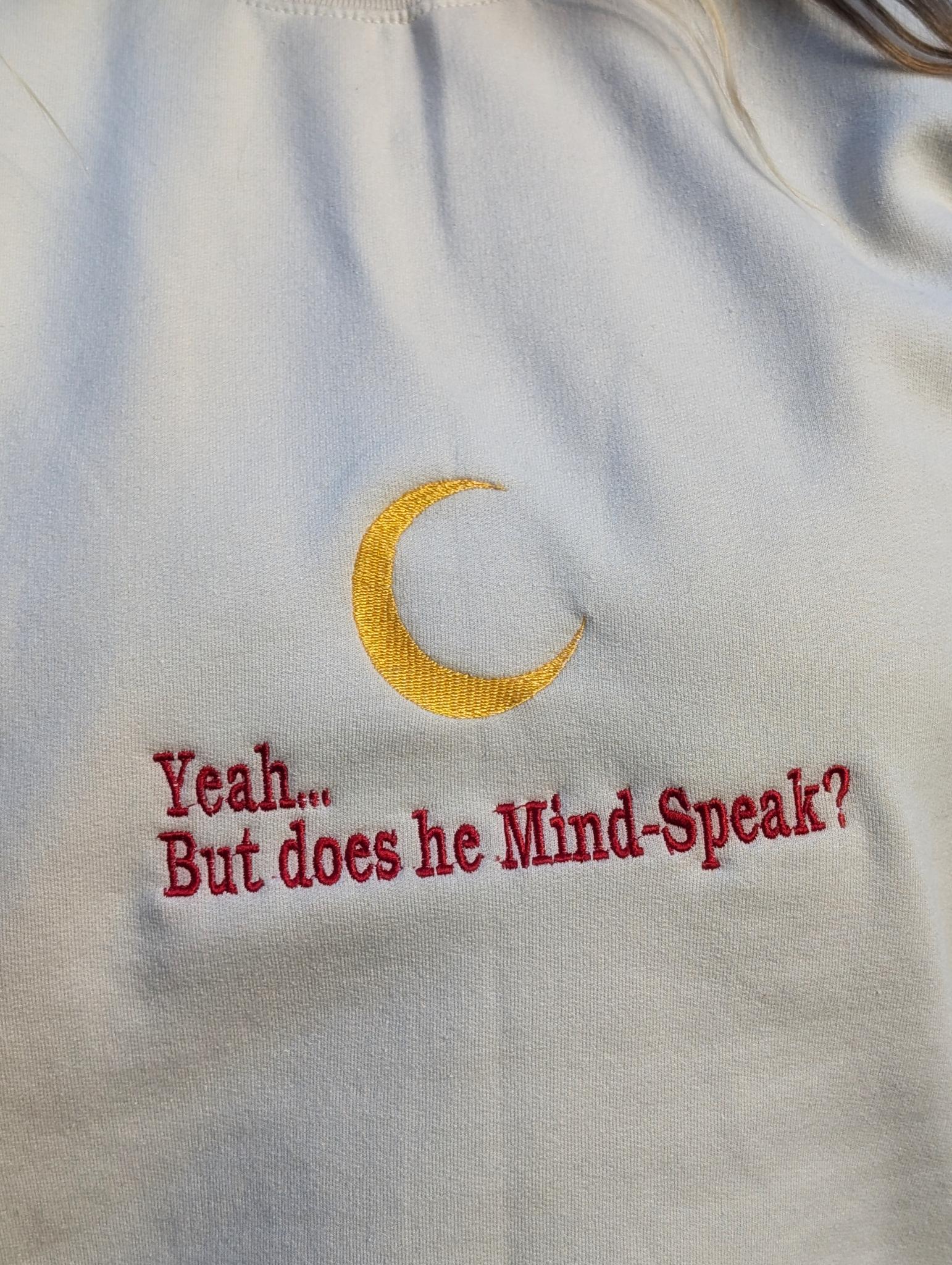 Yeah, But does he mind speak?